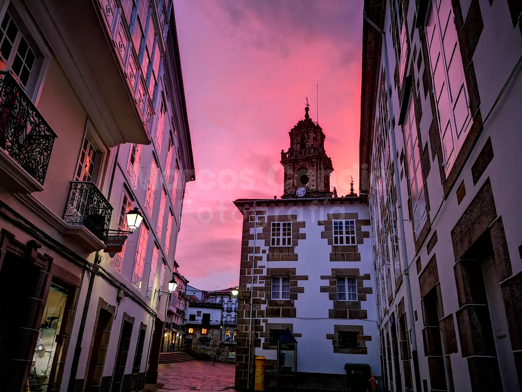 Anoitece en Mondoñedo