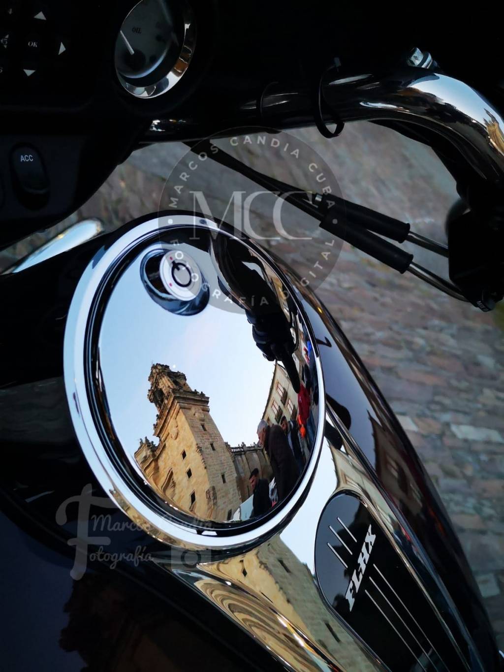 Especial concentración de motos. «As motos e a&nbsp;Catedral»